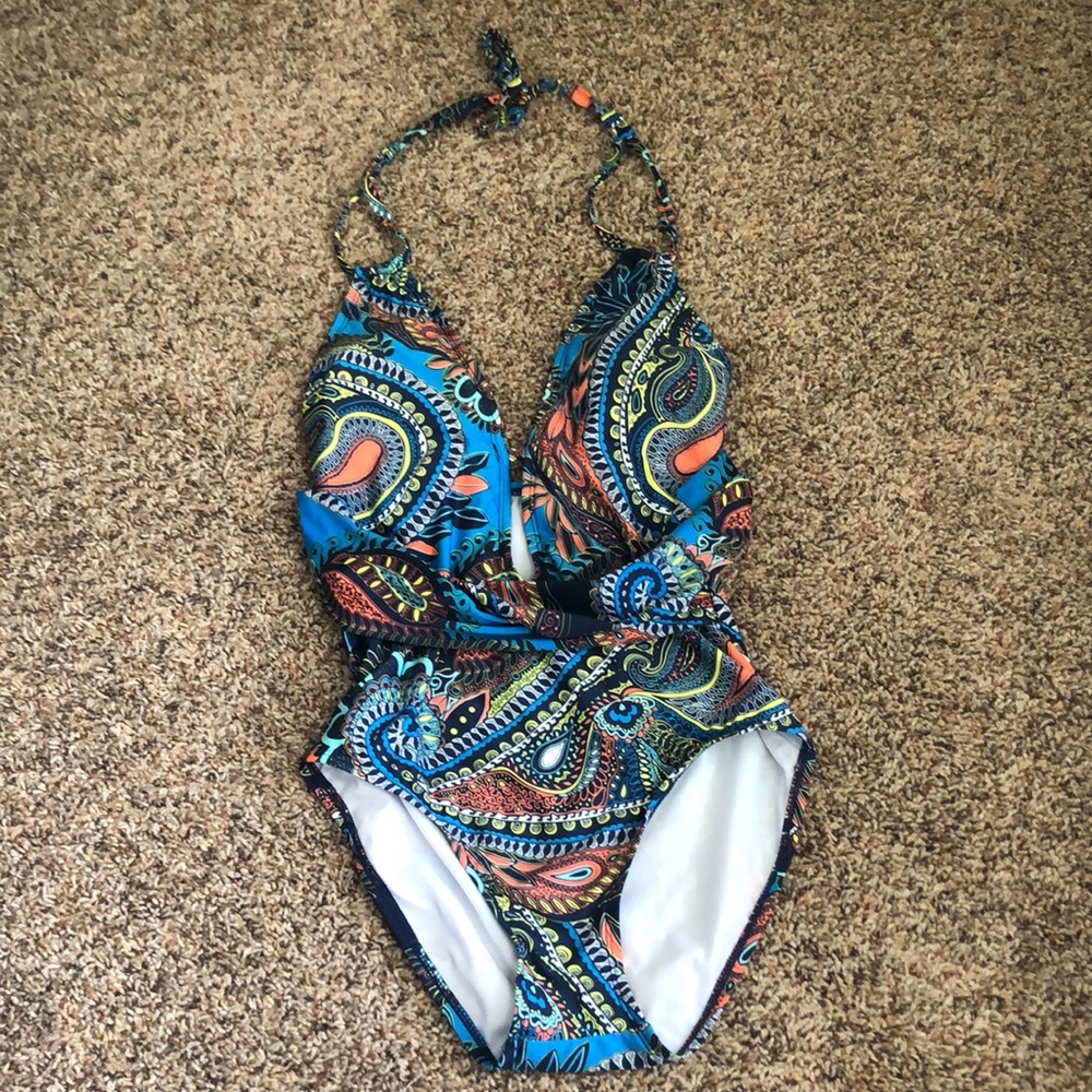 Paisley Print One Piece!